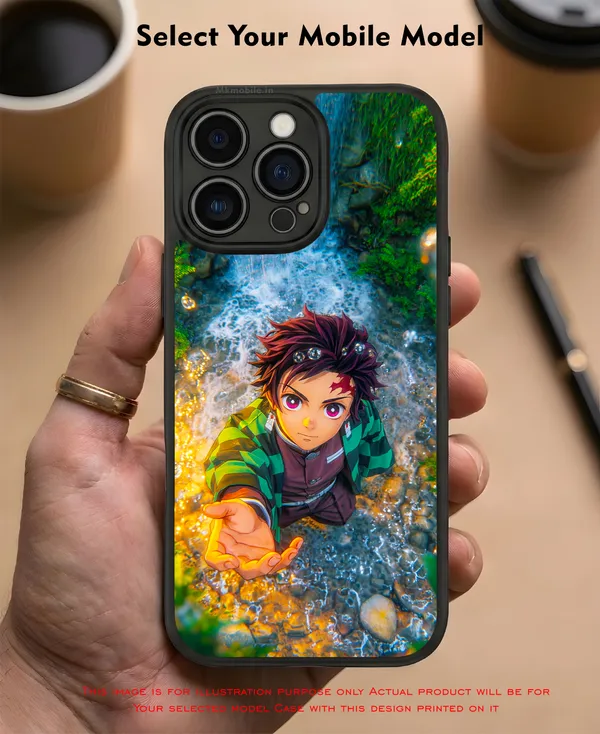 Character_Tanjiro_Kamado_From_The_Anime_Demon_Slayer_Design_Printed_Premium_Glossy_Back_Case_Cover_With_Camera_Protection_Mk000273_Bx