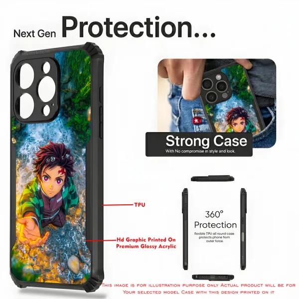 Character_Tanjiro_Kamado_From_The_Anime_Demon_Slayer_Design_Printed_Bumper_Glossy_Back_Case_Cover_With_Camera_Protection_Mk000273_Ip