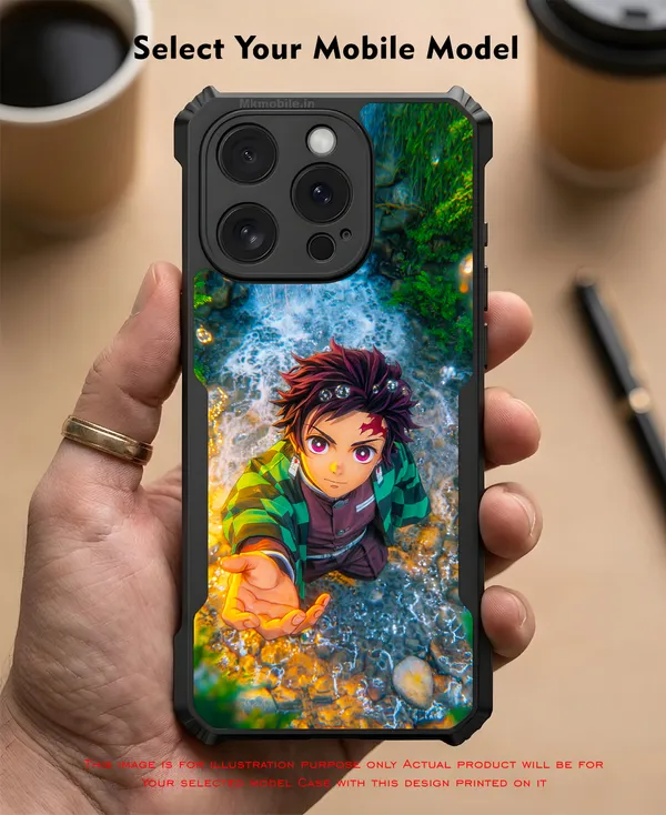 Character_Tanjiro_Kamado_From_The_Anime_Demon_Slayer_Design_Printed_Bumper_Glossy_Back_Case_Cover_With_Camera_Protection_Mk000273_Ip