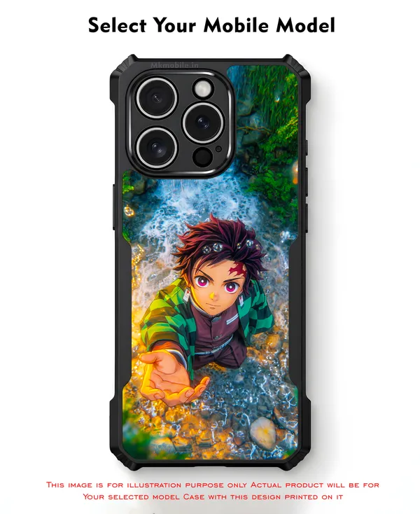 Character_Tanjiro_Kamado_From_The_Anime_Demon_Slayer_Design_Printed_Bumper_Glossy_Back_Case_Cover_With_Camera_Protection_Mk000273_Ip