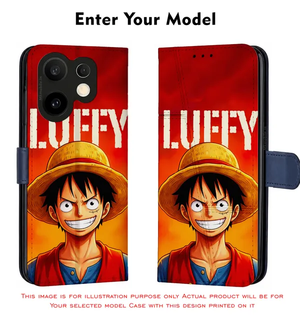 Character_Luffy_From_The_Anime_One_Piece_Design_Printed_Flip_Case_Cover_With_Camera_Protection_Mk000276_Fcuv
