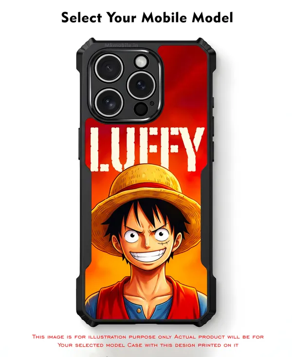 Character_Luffy_From_The_Anime_One_Piece_Design_Printed_Bumper_Glossy_Back_Case_Cover_With_Camera_Protection_Mk000276_Ip