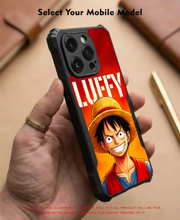 Character_Luffy_From_The_Anime_One_Piece_Design_Printed_Bumper_Glossy_Back_Case_Cover_With_Camera_Protection_Mk000276_Ip