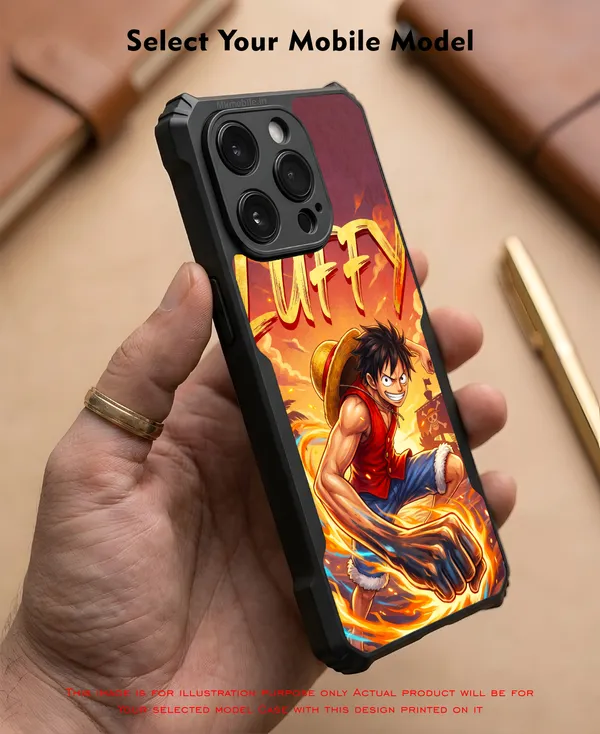 Character_Luffy_From_The_Anime_One_Piece_Design_Printed_Bumper_Glossy_Back_Case_Cover_With_Camera_Protection_Mk000277_Ip