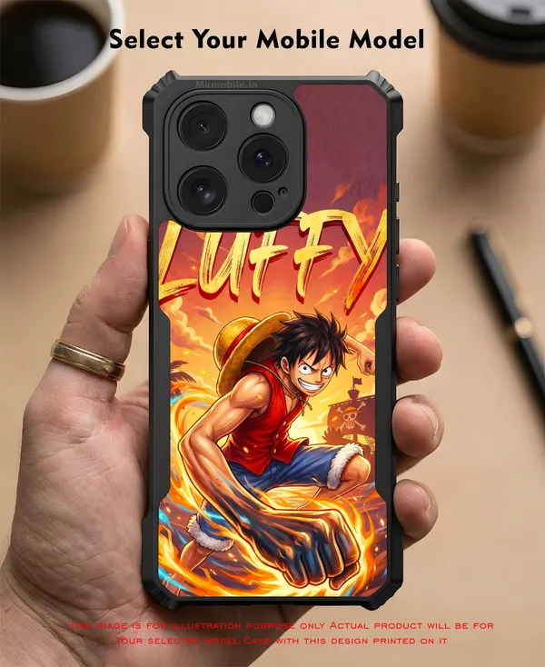 Character_Luffy_From_The_Anime_One_Piece_Design_Printed_Bumper_Glossy_Back_Case_Cover_With_Camera_Protection_Mk000277_Ip