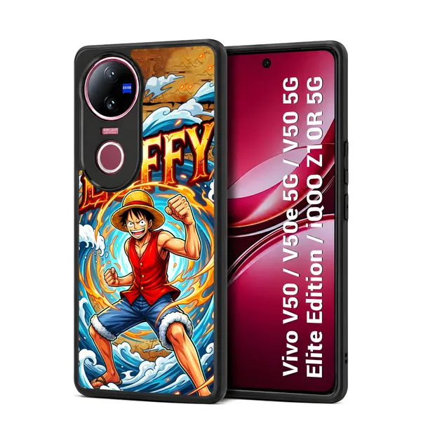 Character_Luffy_From_The_Anime_One_Piece_Design_Printed_Premium_Glossy_Back_Case_Cover_With_Camera_Protection_For_Vivo_V50_/_V50e_/_V50_5g_Elite_Edition_/_iQOO_Z10r_5g_Mk000278_Bx