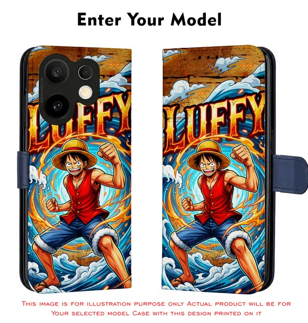 Character_Luffy_From_The_Anime_One_Piece_Design_Printed_Flip_Case_Cover_With_Camera_Protection_Mk000278_Fcuv