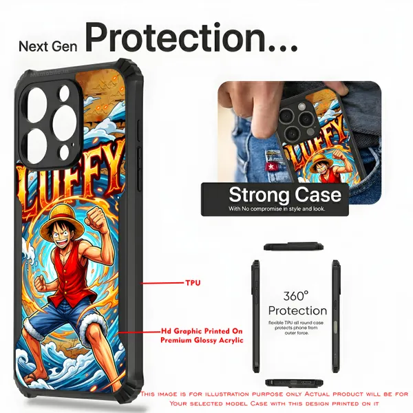 Character_Luffy_From_The_Anime_One_Piece_Design_Printed_Bumper_Glossy_Back_Case_Cover_With_Camera_Protection_Mk000278_Ip