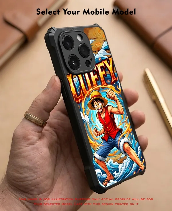 Character_Luffy_From_The_Anime_One_Piece_Design_Printed_Bumper_Glossy_Back_Case_Cover_With_Camera_Protection_Mk000278_Ip