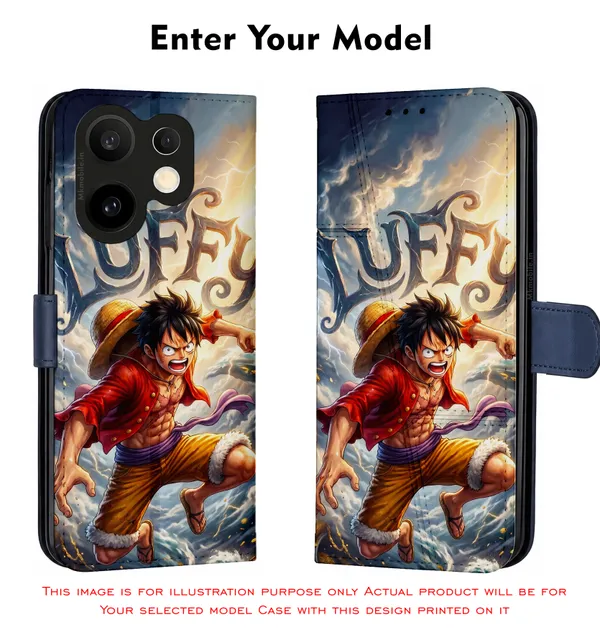Character_Luffy_From_The_Anime_One_Piece_Design_Printed_Flip_Case_Cover_With_Camera_Protection_Mk000279_Fcuv