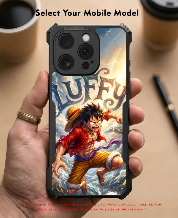 Character_Luffy_From_The_Anime_One_Piece_Design_Printed_Bumper_Glossy_Back_Case_Cover_With_Camera_Protection_Mk000279_Ip