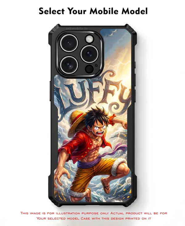 Character_Luffy_From_The_Anime_One_Piece_Design_Printed_Bumper_Glossy_Back_Case_Cover_With_Camera_Protection_Mk000279_Ip