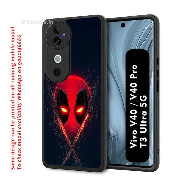 Deadpool_Face_Design_Printed_Premium_Glossy_Back_Case_Cover_With_Camera_Protection_For_Vivo_V40_5G_/_V40_Pro_5G_/_T3_Ultra_5G_Mk000284_Bx