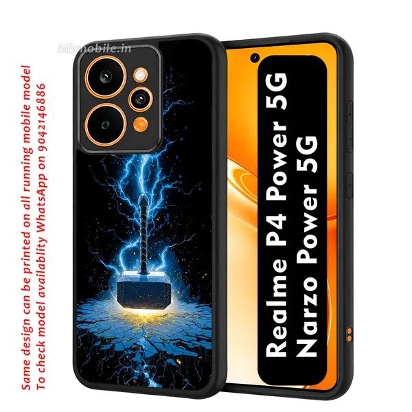 Marvel_Thor_Hammer_Design_Printed_Premium_Glossy_Back_Case_Cover_With_Camera_Protection_For_Realme_P4_Power_5G_/_Narzo_Power_5G_Mk000285_Bx