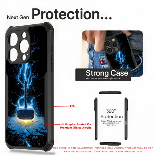 Marvel_Thor_Hammer_Design_Printed_Bumper_Glossy_Back_Case_Cover_With_Camera_Protection_Mk000285_Ip