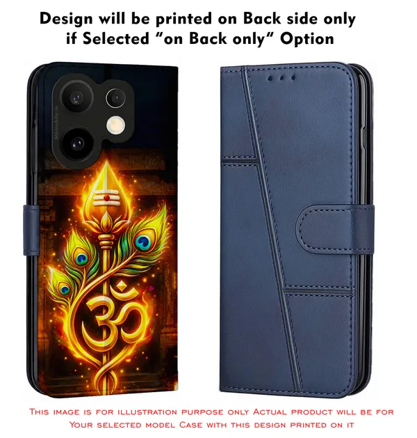 Lord_Murugar_Golden_Vel_With_Om_Symbol_Design_Printed_Flip_Case_Cover_With_Camera_Protection_Mk000301_Fcuv