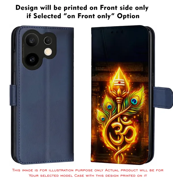 Lord_Murugar_Golden_Vel_With_Om_Symbol_Design_Printed_Flip_Case_Cover_With_Camera_Protection_Mk000301_Fcuv
