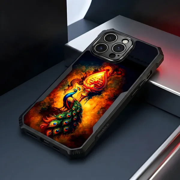 Lord_Murugar_Golden_Vel_With_Mayil,_Peacock_Design_Printed_Bumper_Glossy_Back_Case_Cover_With_Camera_Protection_Mk000302_Ip