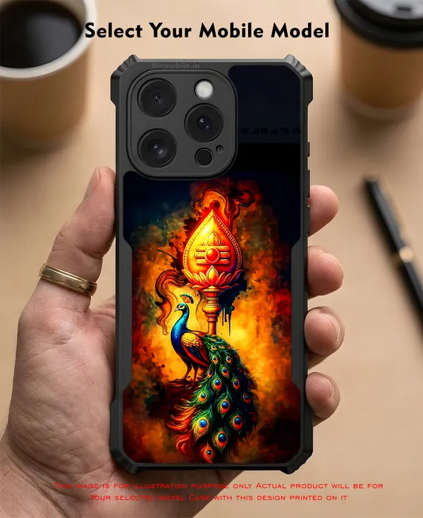 Lord_Murugar_Golden_Vel_With_Mayil,_Peacock_Design_Printed_Bumper_Glossy_Back_Case_Cover_With_Camera_Protection_Mk000302_Ip