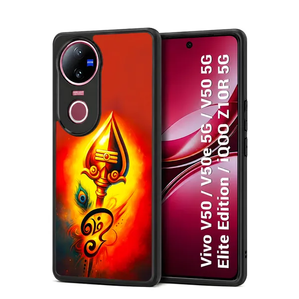 Lord_Murugar_Golden_Vel_With_Mayil,_Peacock_&_Om_Design_Printed_Premium_Glossy_Back_Case_Cover_With_Camera_Protection_For_Vivo_V50_/_V50e_/_V50_5g_Elite_Edition_/_iQOO_Z10r_5g_Mk000304_Bx
