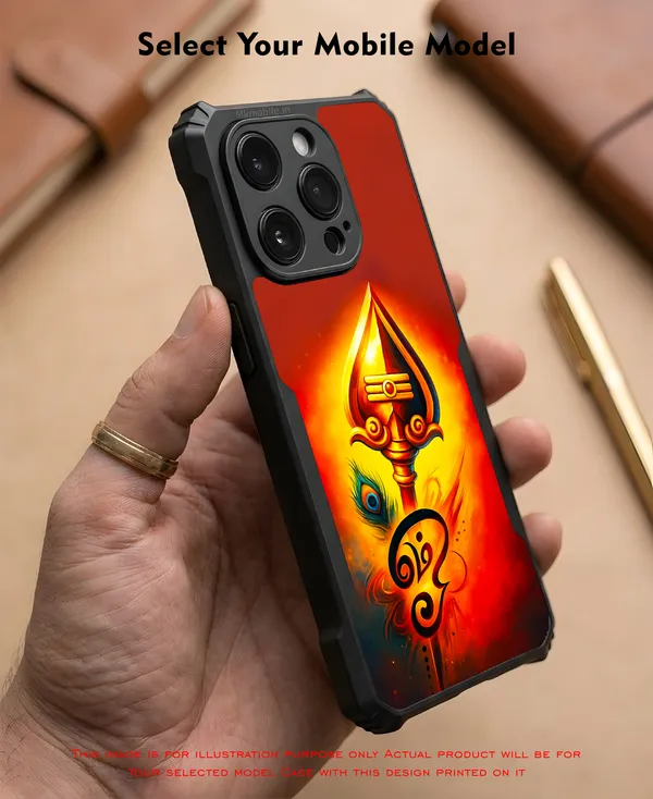 Lord_Murugar_Golden_Vel_With_Mayil,_Peacock_&_Om_Design_Printed_Bumper_Glossy_Back_Case_Cover_With_Camera_Protection_Mk000304_Ip