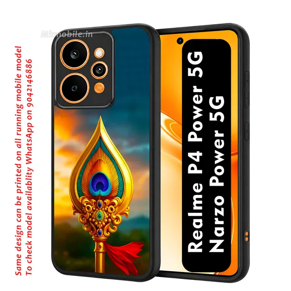 Lord_Murugar_Golden_Vel_Design_Printed_Premium_Glossy_Back_Case_Cover_With_Camera_Protection_For_Realme_P4_Power_5G_/_Narzo_Power_5G_Mk000305_Bx