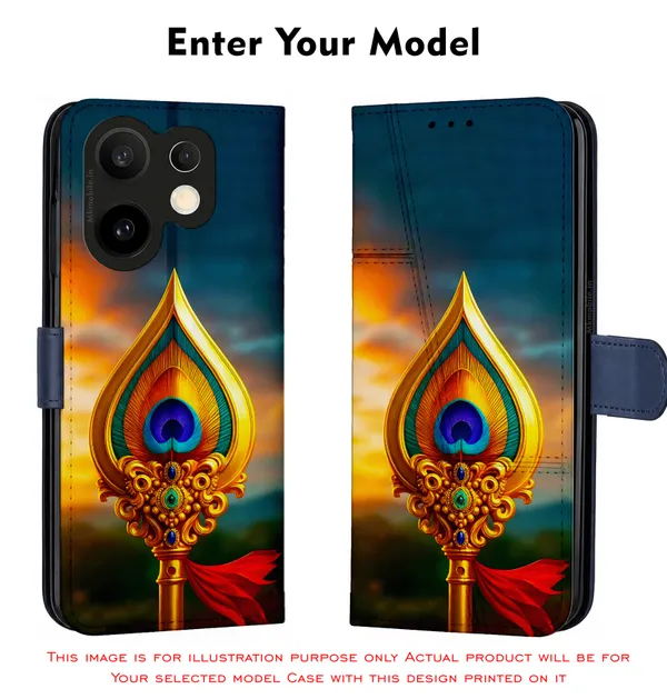 Lord_Murugar_Golden_Vel_Design_Printed_Flip_Case_Cover_With_Camera_Protection_Mk000305_Fcuv