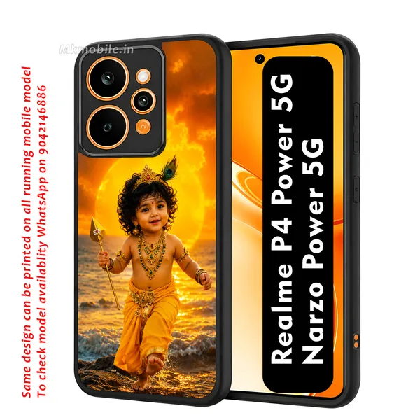 Adorable_Cute_Lord_Murugar_Design_Printed_Premium_Glossy_Back_Case_Cover_With_Camera_Protection_For_Realme_P4_Power_5G_/_Narzo_Power_5G_Mk000307_Bx