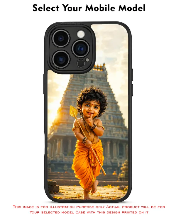 Adorable_Cute_Lord_Murugar_Design_Printed_Premium_Glossy_Back_Case_Cover_With_Camera_Protection_Mk000310_Bx