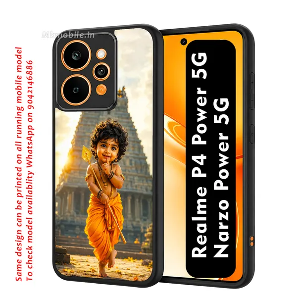 Adorable_Cute_Lord_Murugar_Design_Printed_Premium_Glossy_Back_Case_Cover_With_Camera_Protection_For_Realme_P4_Power_5G_/_Narzo_Power_5G_Mk000310_Bx