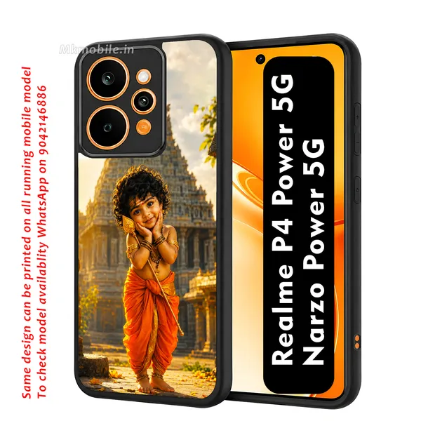Adorable_Cute_Lord_Murugar_Design_Printed_Premium_Glossy_Back_Case_Cover_With_Camera_Protection_For_Realme_P4_Power_5G_/_Narzo_Power_5G_Mk000311_Bx