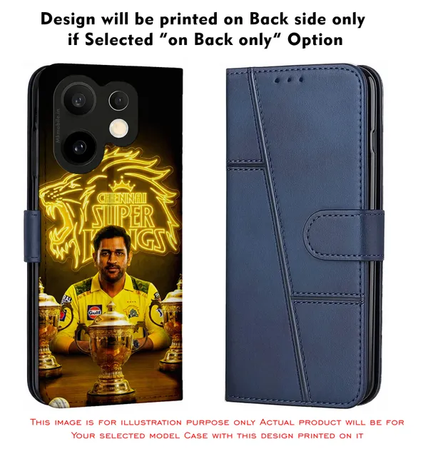 Chennai_Super_Kings_Logo_With_Dhoni_Design_Printed_Flip_Case_Cover_With_Camera_Protection_Mk000317_Fcuv
