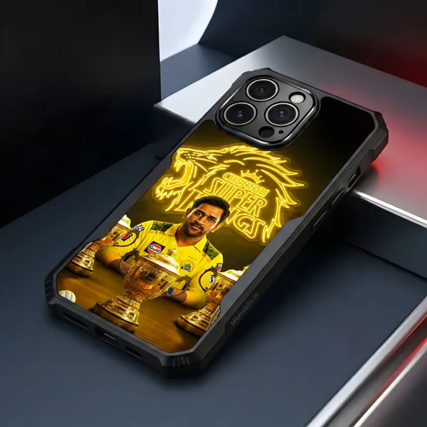Chennai_Super_Kings_Logo_With_Dhoni_Design_Printed_Bumper_Glossy_Back_Case_Cover_With_Camera_Protection_Mk000317_Ip