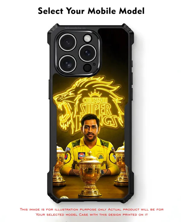 Chennai_Super_Kings_Logo_With_Dhoni_Design_Printed_Bumper_Glossy_Back_Case_Cover_With_Camera_Protection_Mk000317_Ip