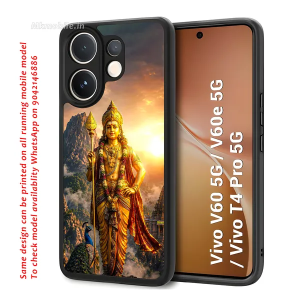 Lord_Murugan_With_Mayil_And_Vel_Design_Printed_Premium_Glossy_Back_Case_Cover_With_Camera_Protection_For_Vivo_V60_5G_/_V60e_/_T4_Pro_5G_Mk000319_Bx