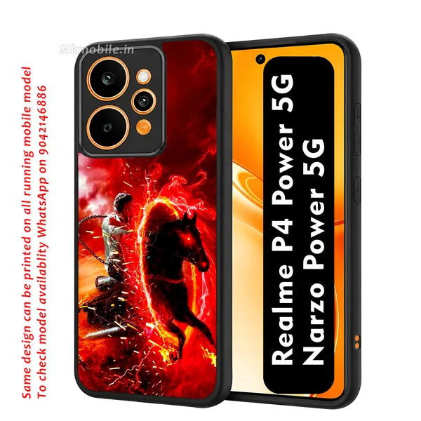 Tamil_Actor_Suriya_Karuppu_Movie_Look_On_Bike_Design_Printed_Premium_Glossy_Back_Case_Cover_With_Camera_Protection_For_Realme_P4_Power_5G_/_Narzo_Power_5G_Mk000321_Bx