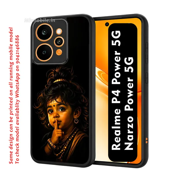 Adorable_Cute_Lord_Murugar_Design_Printed_Premium_Glossy_Back_Case_Cover_With_Camera_Protection_For_Realme_P4_Power_5G_/_Narzo_Power_5G_Mk000322_Bx