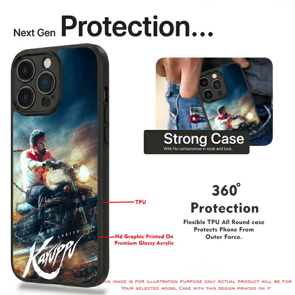 Tamil_Actor_Suriya_Karuppu_Movie_Look_On_Bike_Design_Printed_Premium_Glossy_Back_Case_Cover_With_Camera_Protection_Mk000324_Bx