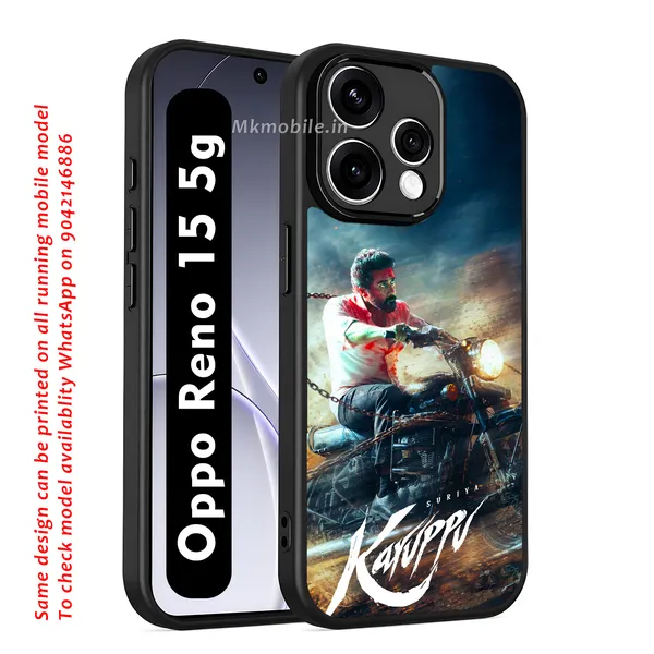 Tamil_Actor_Suriya_Karuppu_Movie_Look_On_Bike_Design_Printed_Premium_Glossy_Back_Case_Cover_With_Camera_Protection_For_OPPO_RENO_15_5g_Mk000324_Bx