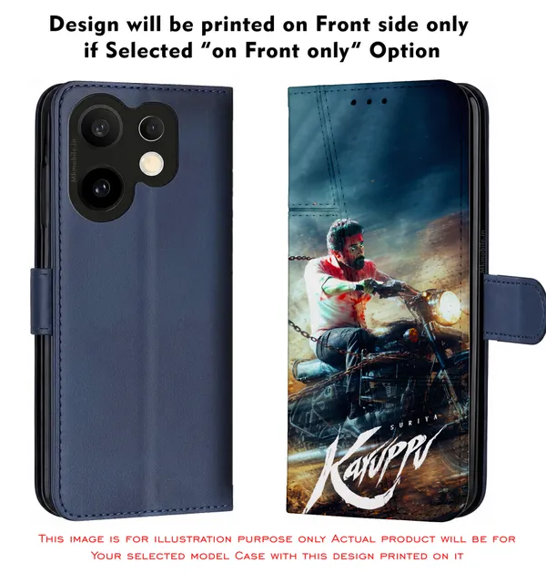 Tamil_Actor_Suriya_Karuppu_Movie_Look_On_Bike_Design_Printed_Flip_Case_Cover_With_Camera_Protection_Mk000324_Fcuv