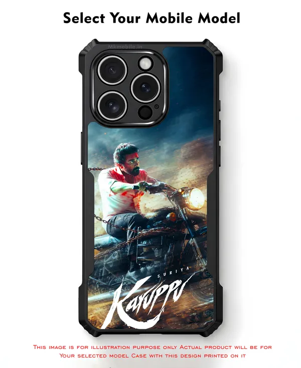 Tamil_Actor_Suriya_Karuppu_Movie_Look_On_Bike_Design_Printed_Bumper_Glossy_Back_Case_Cover_With_Camera_Protection_Mk000324_Ip