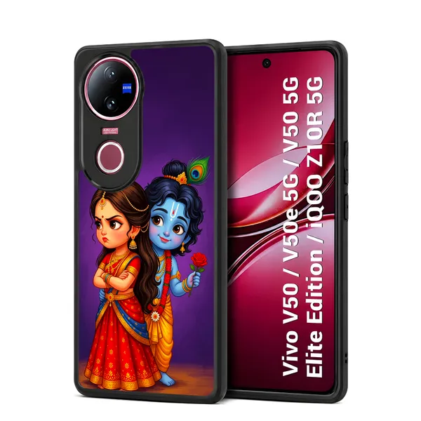 Adorable_Cute_Lord_Radha_Krishna_Design_Printed_Premium_Glossy_Back_Case_Cover_With_Camera_Protection_For_Vivo_V50_/_V50e_/_V50_5g_Elite_Edition_/_iQOO_Z10r_5g_Mk000329_Bx