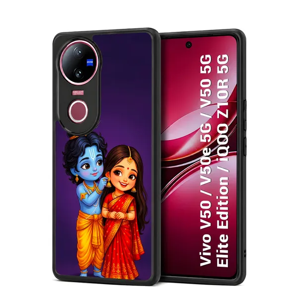 Adorable_Cute_Lord_Radha_Krishna_Design_Printed_Premium_Glossy_Back_Case_Cover_With_Camera_Protection_For_Vivo_V50_/_V50e_/_V50_5g_Elite_Edition_/_iQOO_Z10r_5g_Mk000330_Bx