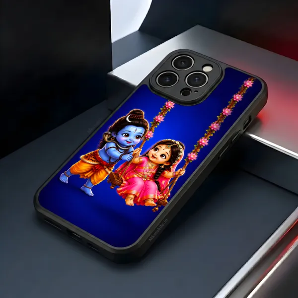 Adorable_Cute_Lord_Shivan_Parvathi_Design_Printed_Premium_Glossy_Back_Case_Cover_With_Camera_Protection_Mk000331_Bx