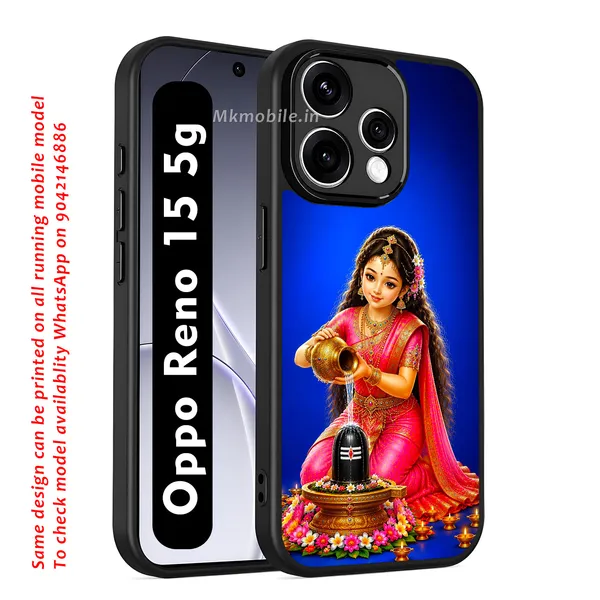 Girl_Worshiping_Shivalingam_Design_Printed_Premium_Glossy_Back_Case_Cover_With_Camera_Protection_For_OPPO_RENO_15_5g_Mk000332_Bx
