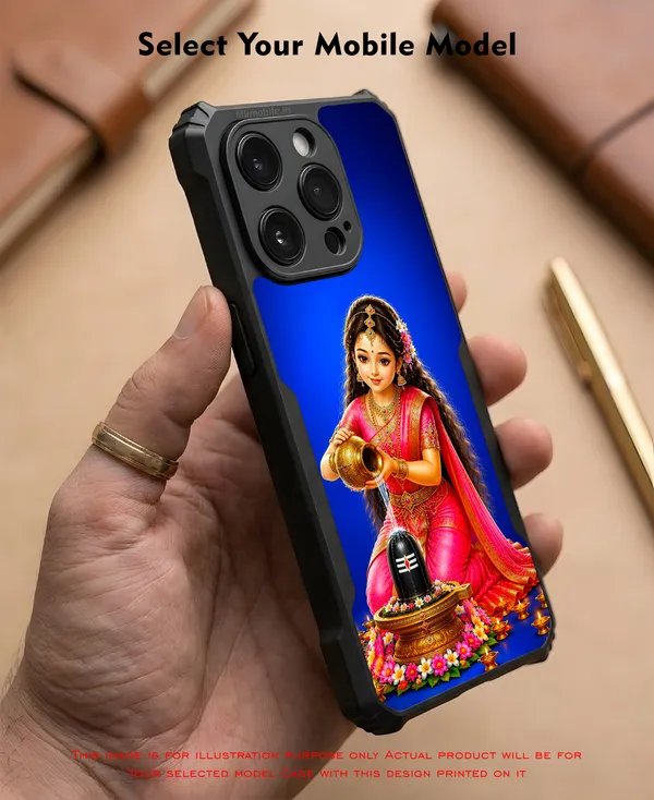 Girl_Worshiping_Shivalingam_Design_Printed_Bumper_Glossy_Back_Case_Cover_With_Camera_Protection_Mk000332_Ip