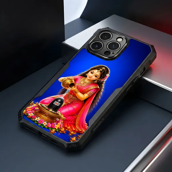 Girl_Worshiping_Shivalingam_Design_Printed_Bumper_Glossy_Back_Case_Cover_With_Camera_Protection_Mk000332_Ip