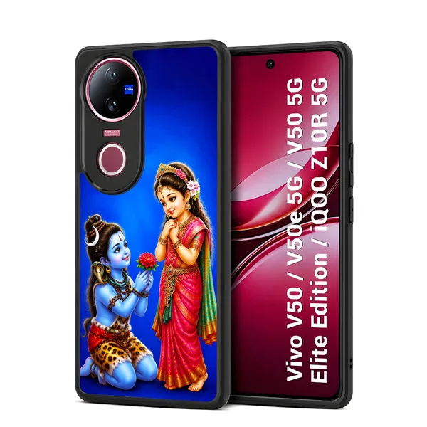 Adorable_Cute_Lord_Shivan_Parvathi_Design_Printed_Premium_Glossy_Back_Case_Cover_With_Camera_Protection_For_Vivo_V50_/_V50e_/_V50_5g_Elite_Edition_/_iQOO_Z10r_5g_Mk000334_Bx