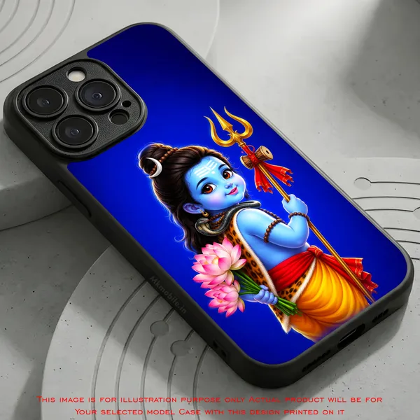 Adorable_Cute_Lord_Shiva_With_Thirusoolam_Design_Printed_Premium_Glossy_Back_Case_Cover_With_Camera_Protection_Mk000336_Bx