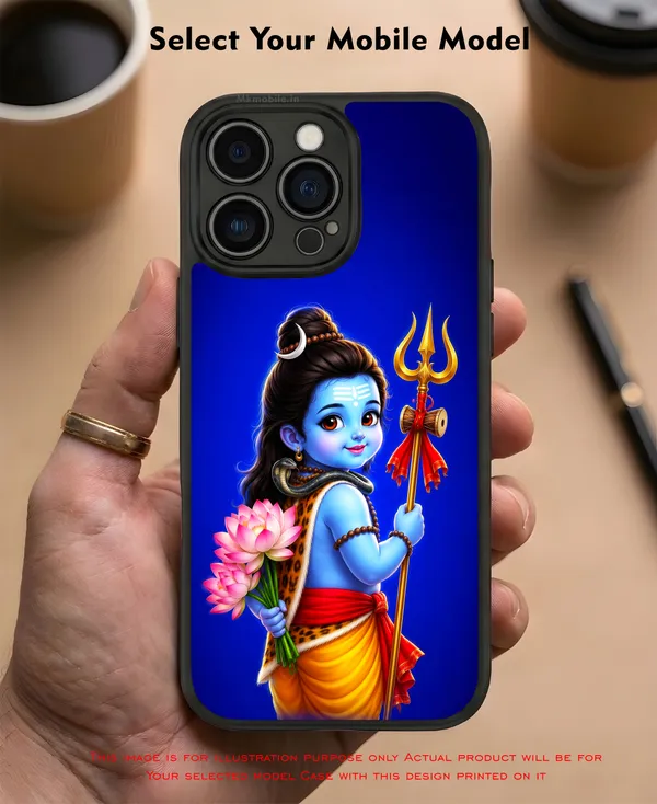 Adorable_Cute_Lord_Shiva_With_Thirusoolam_Design_Printed_Premium_Glossy_Back_Case_Cover_With_Camera_Protection_Mk000336_Bx